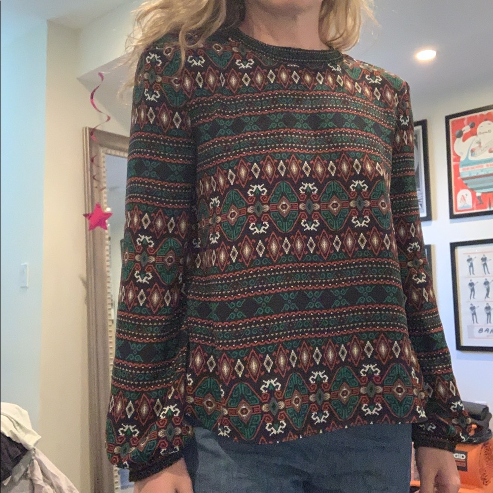 Dolce Vita open back long sleeve top